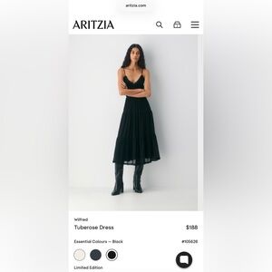 Aritzia Wilfred Tuberose dress